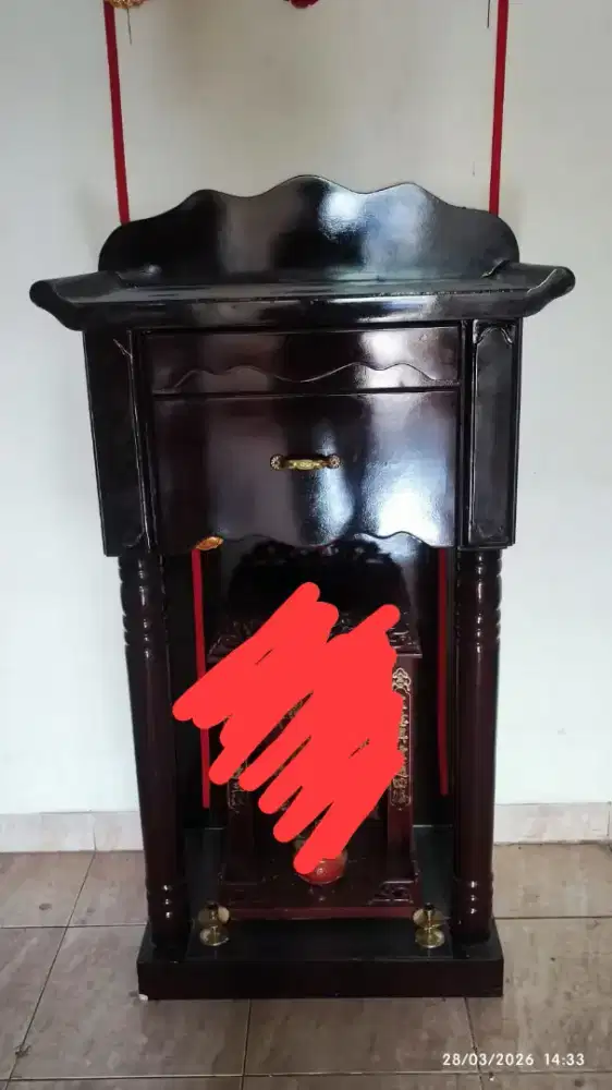 MEJA SEMBAHYANG Kayu Jati