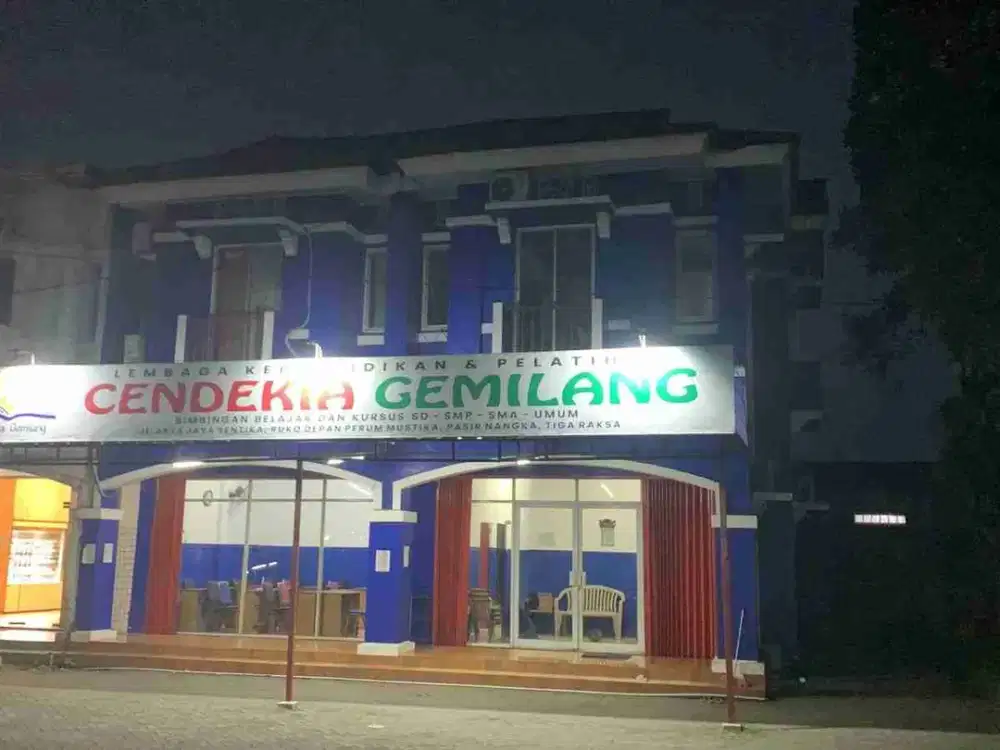 Ruko Gandeng Tigaraksa + Take Over kepemilikkan dengan Usaha  Les Anak