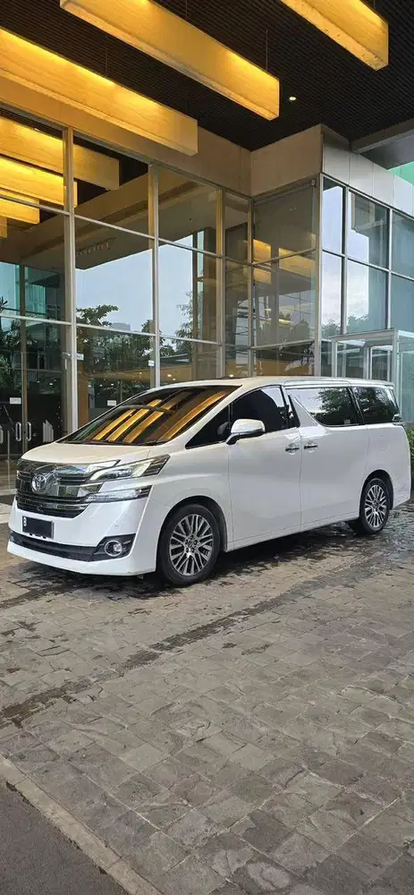 Toyota Vellfire 2.5 G ATPM 2017 White Putih 2016 2018 Vellfire G ATPM