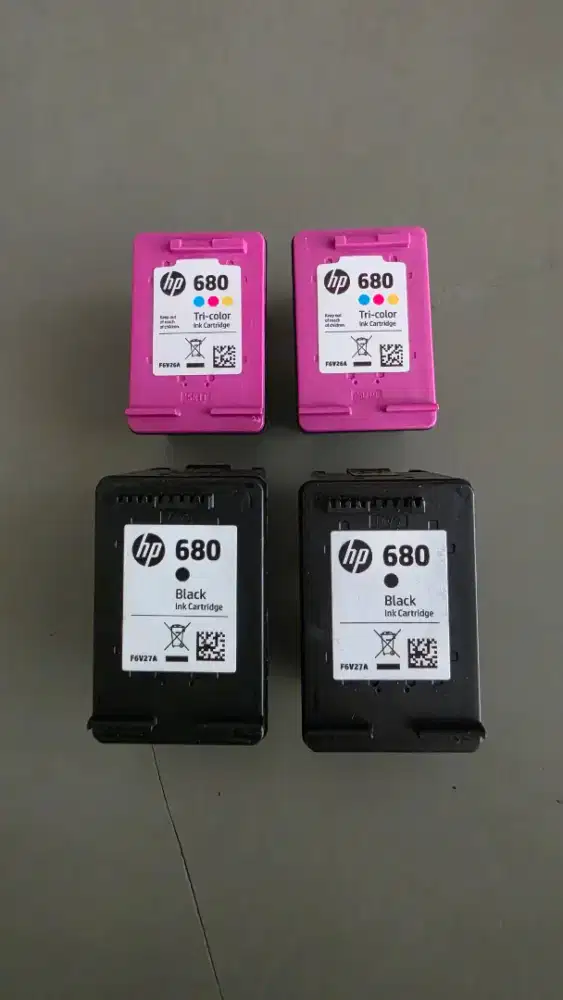 Cartridge Tinta HP 680, Bekas