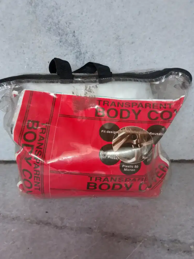 Cover mobil transparan untuk Wuling Air EV bahan tebal & waterproof