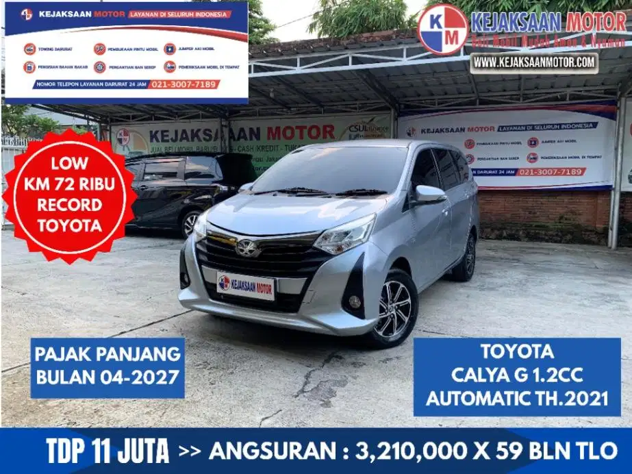 Toyota Calya G 1.2cc Automatic Th.2021