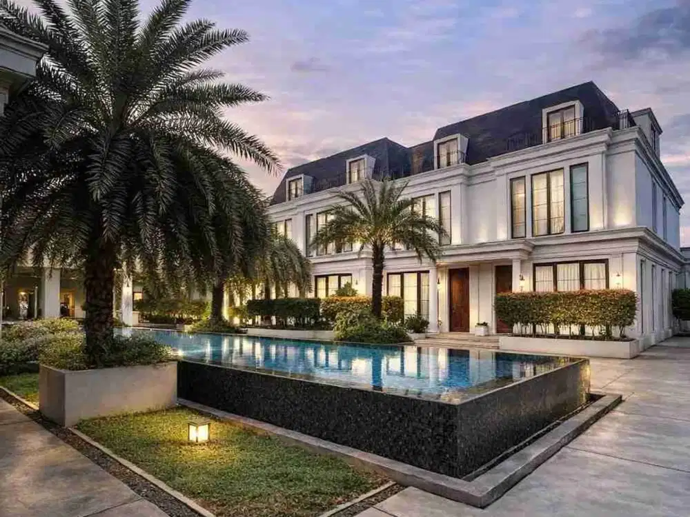 Townhouse Sisa 1 American Modern Double Deck di Kemang pinggir jalan Jakarta Selatan