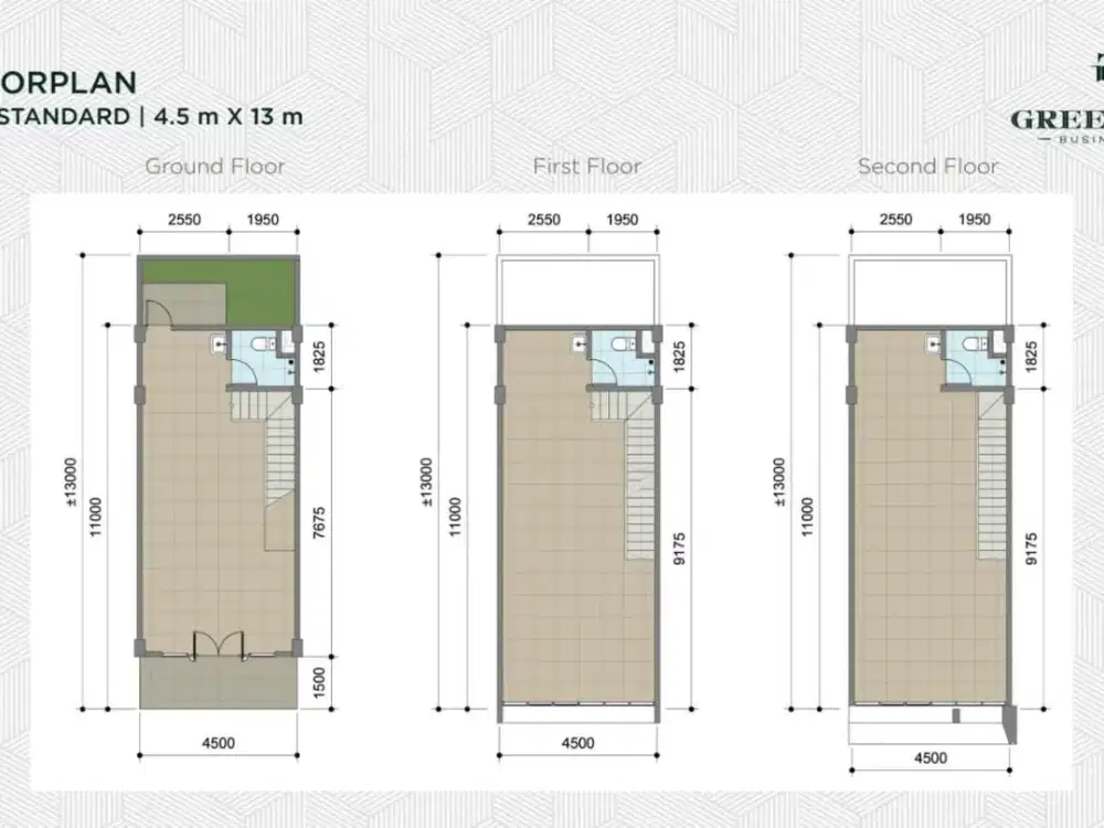 RUKO GREENWICH BUSINESS PARK - BSD BARU 3 LANTAI