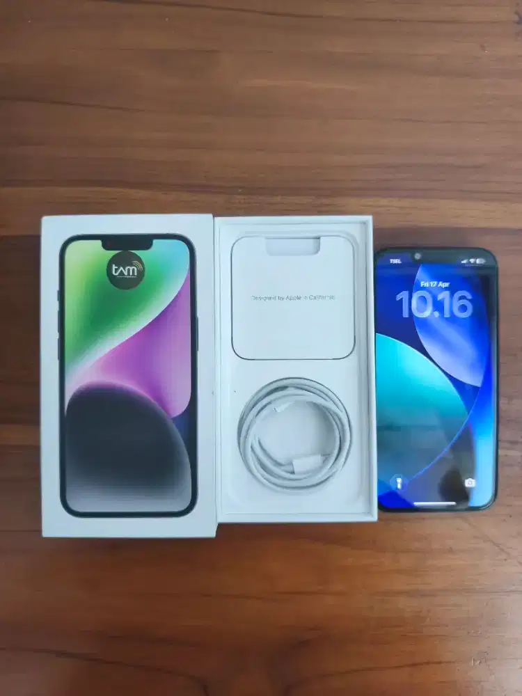 Iphone 14 Ibox 128 GB Hitam No Minus Garansi Panjang