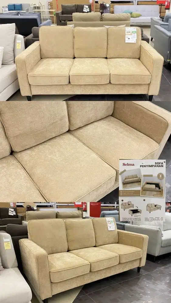 sofa storage minimalis