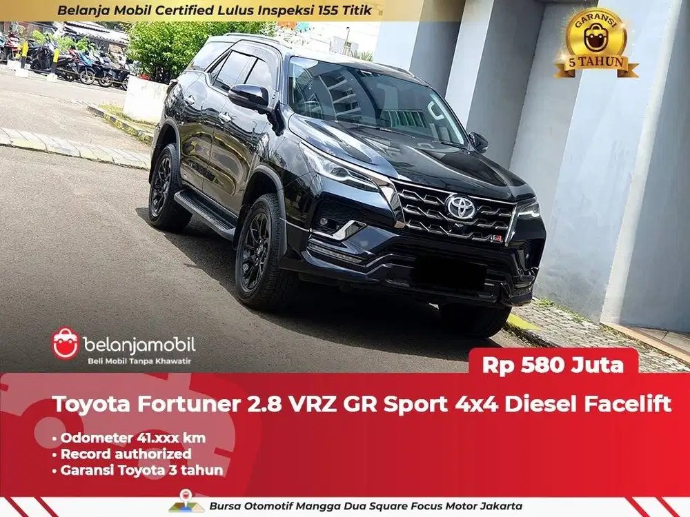 [ 4x4 ] Toyota Fortuner 2.8 VRZ GR Sport Diesel Facelift 2024/2025