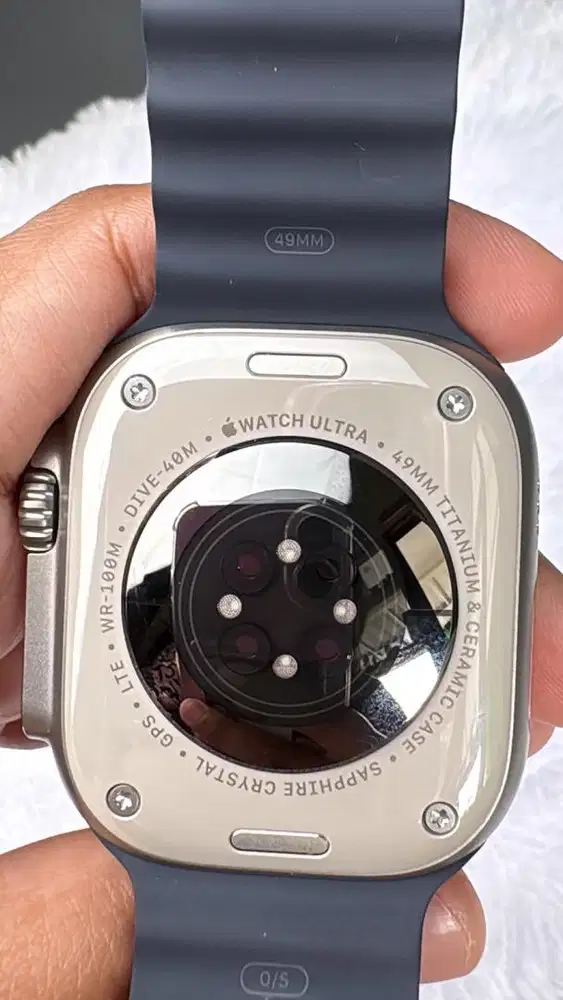 Apple Watch Ultra 2, Navy Ocean Band, BH 100%, Garansi sd Okt 2026