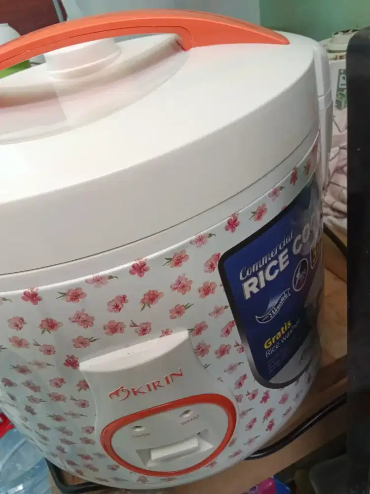 DJUAL KIRIN RICE COOKER 3 LITER BISA MASAK BS MANASI BELI SMINGGU BARU