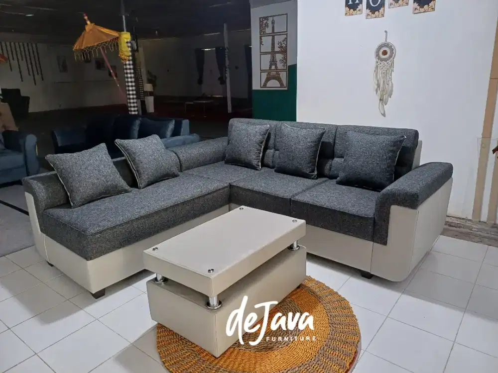 Sofa L paloma ekonomi. Gratis ongkir jogja. Bisa custom warna juga
