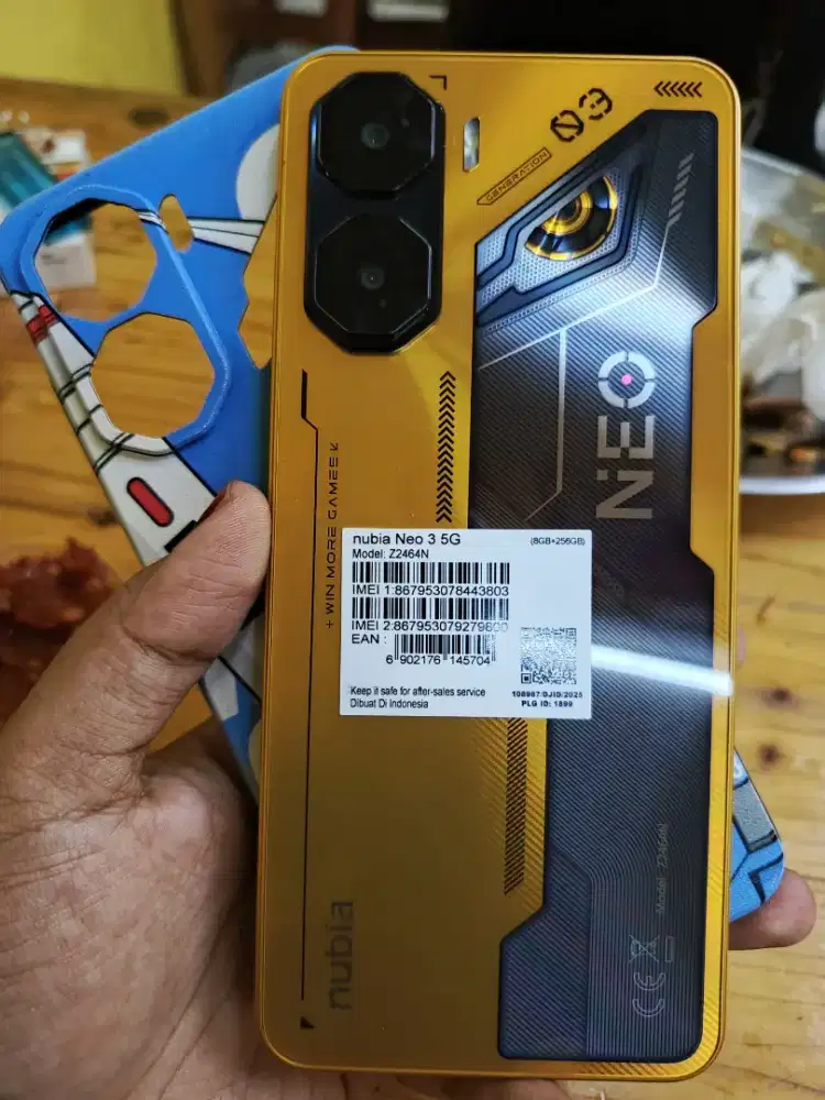 Nubia neo 3 5g fullset ori (8+12/256gb) HP gaming
