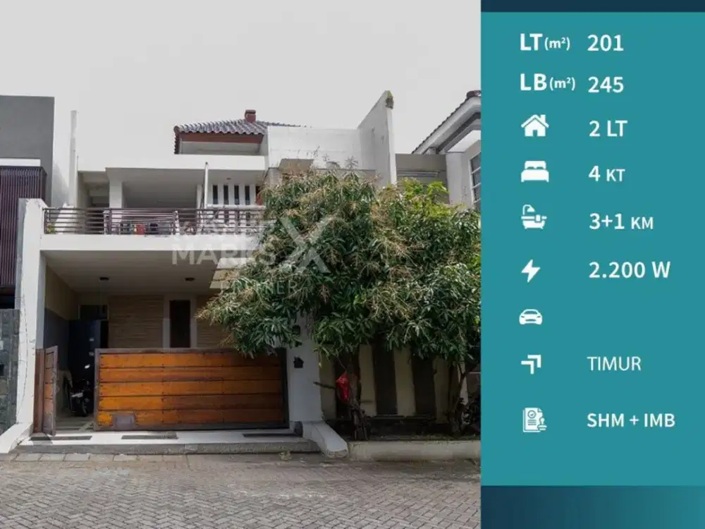 Dijual Rumah Dekat Elpico di Villa Puncak Tidar Malang