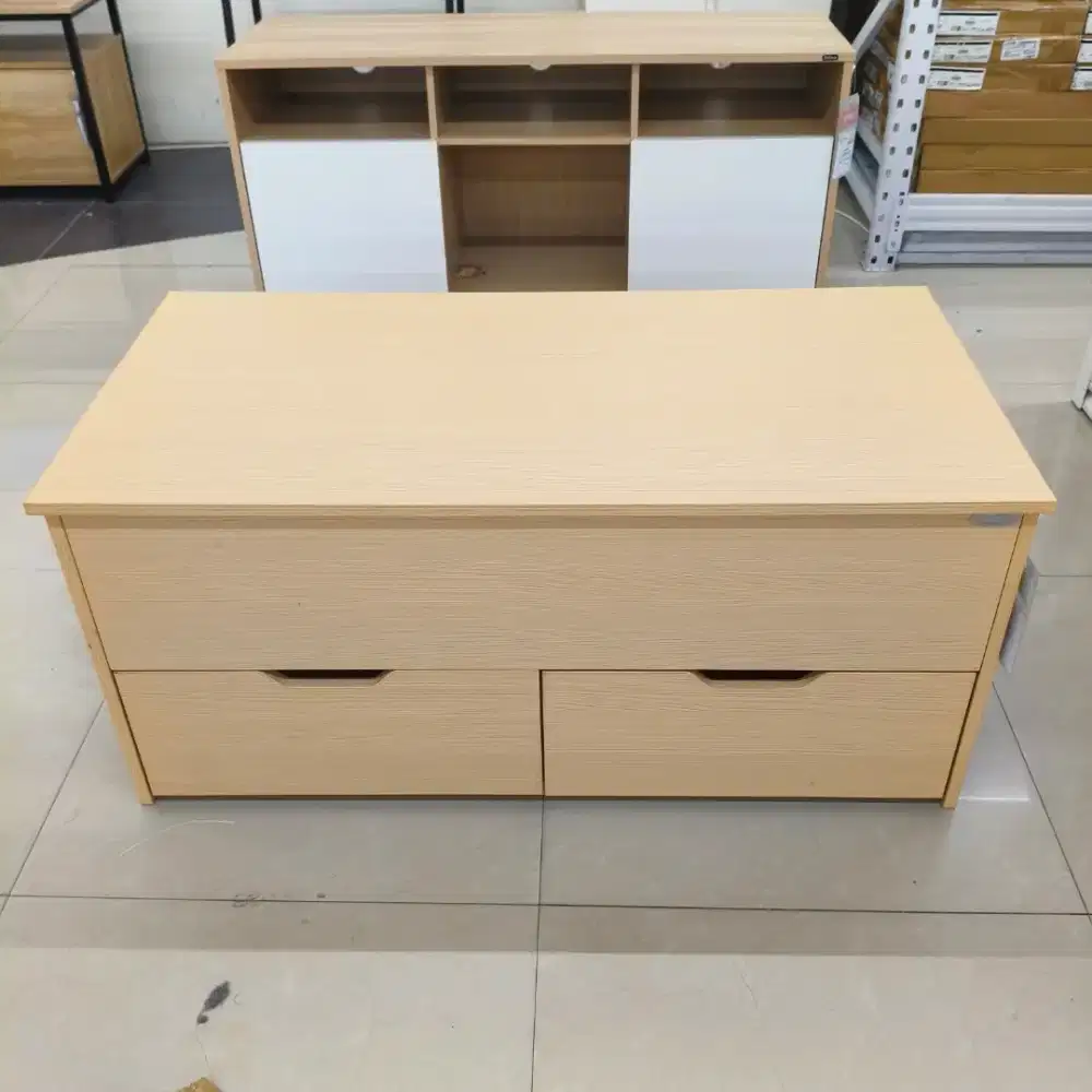 Selma Hazen Meja Tamu Lift-Top – Multifungsi, Modern & Banyak Storage!