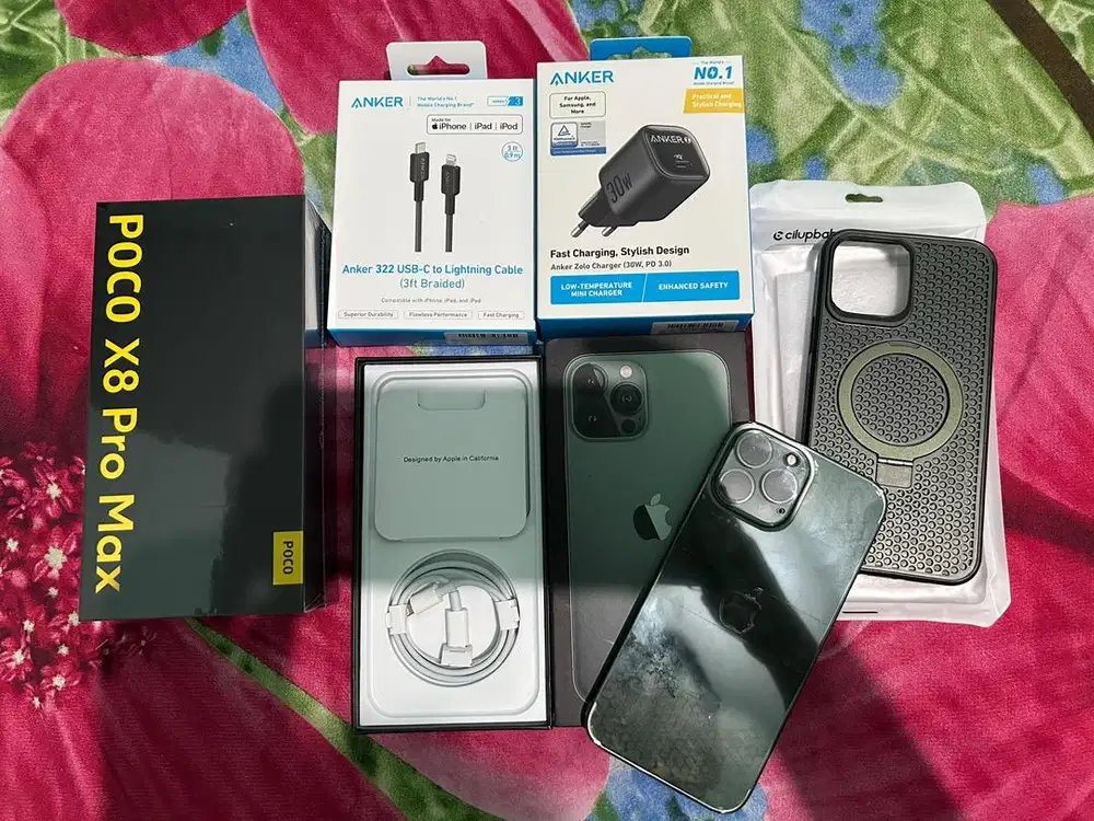 iPhone 13 Pro Max 128GB Green Inter ORIGINAL FULLSet Poco X8 Pro Max