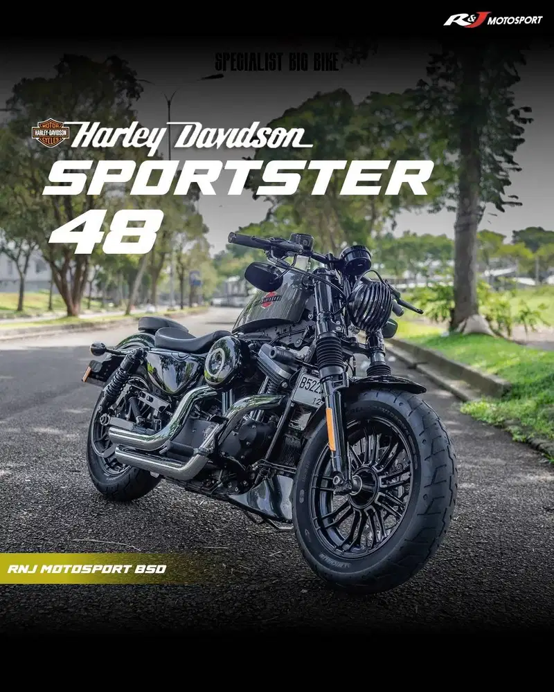 (Full Paper) Harley Davidson Sportster Nik 2019 Modifikasi 50Jt-an