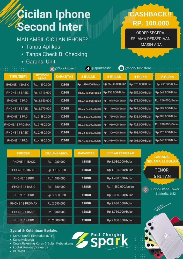 Iphone second inter 128 GB