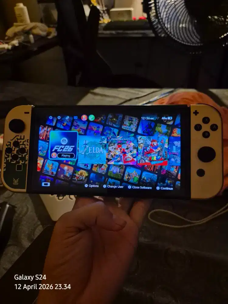 Nintendo Switch oled zelda edition 128 gb cefewe mesin 2025