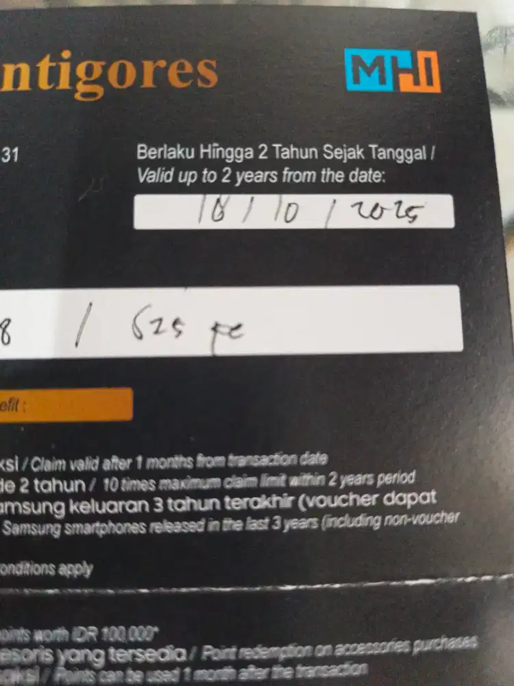 SAMSUNG S25 FE SECOND  MASIH GARANSI