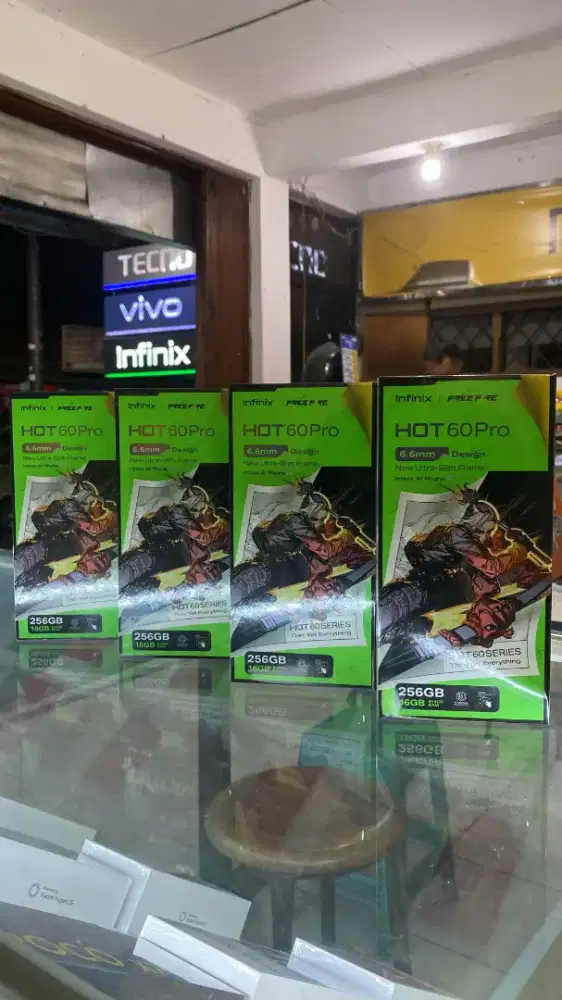 Redy infinix Hot 60 Pro 8/256 NEW Garansi resmi 1thn