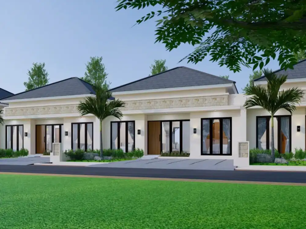 Rumah Modern Tropis Harga 462 Jutaan Nego di Utara Candi Prambanan – Asri, Sejuk & Strategis!