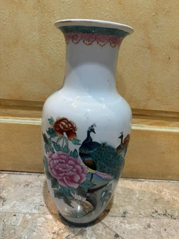 guci antik vas pajangan guci 43 cm