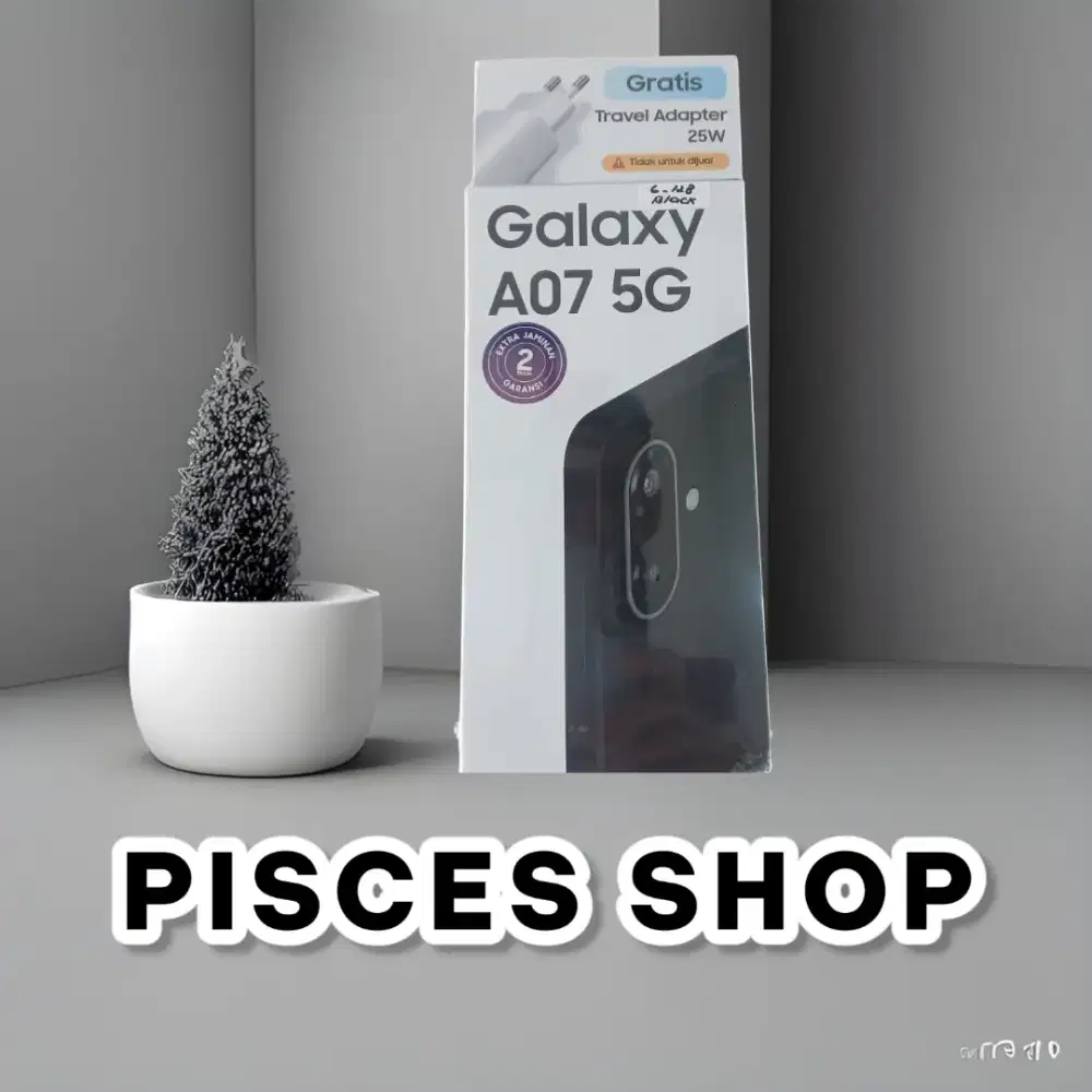 SAMSUNG GALAXY A07 5G RAM 6/128 NEW Segel Garansi Resmi 1 Tahun