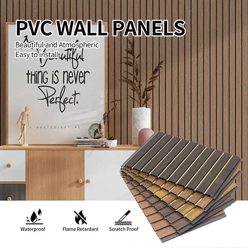 Wpc wood panell composite Wpc dinding 30x290cm (Terima Jasa)