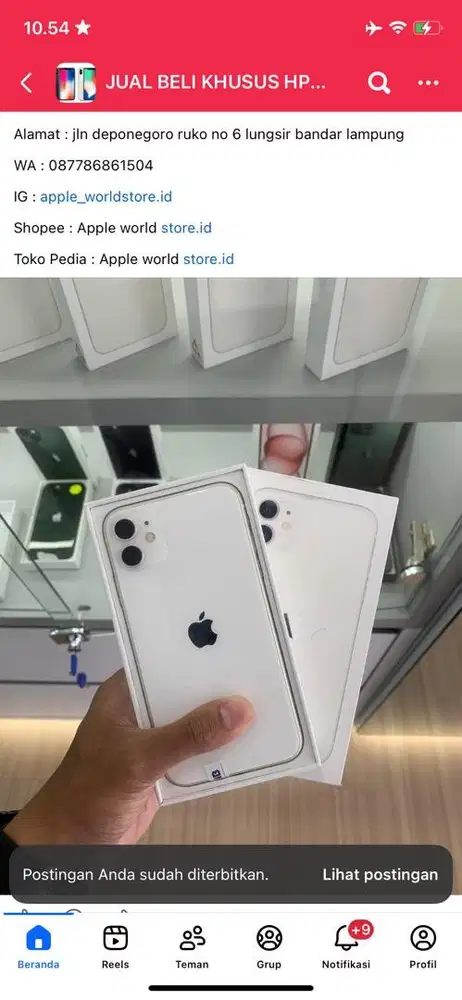 Iphone 11 128gb sec like new