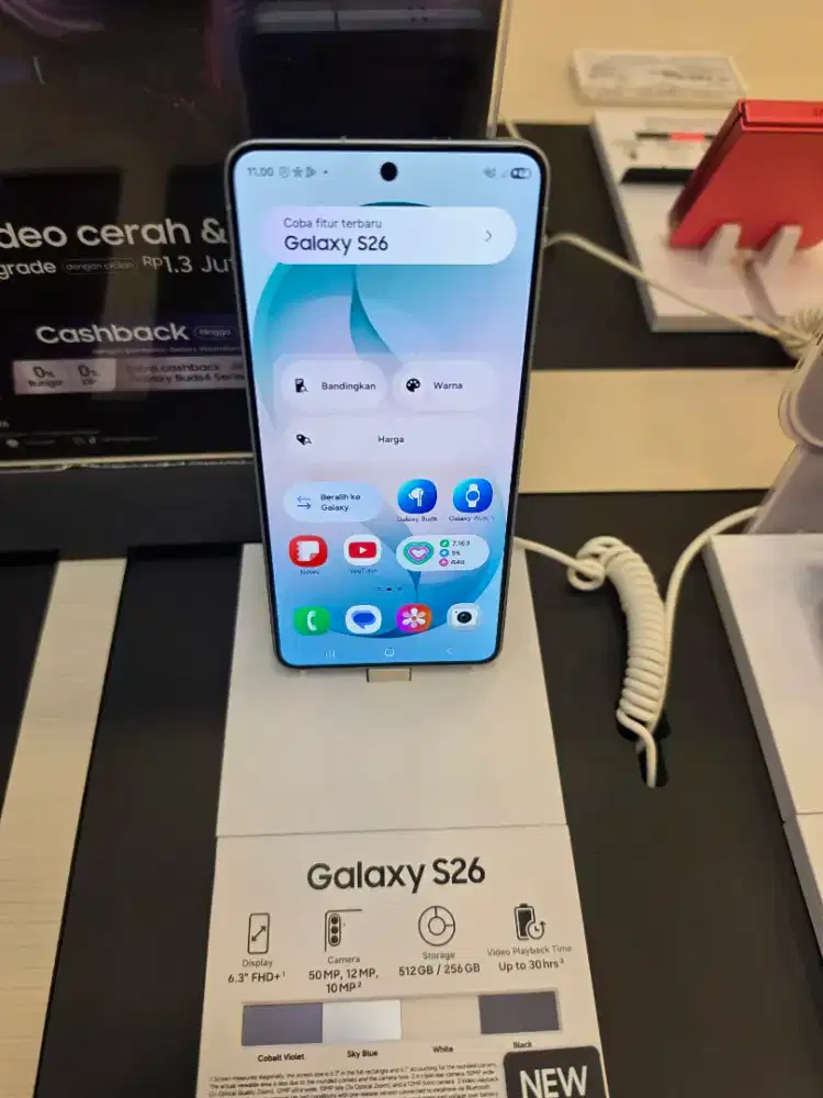 SAMSUNG GALAXY s26 256 free buds 3 fe dan adaptor 25 wat