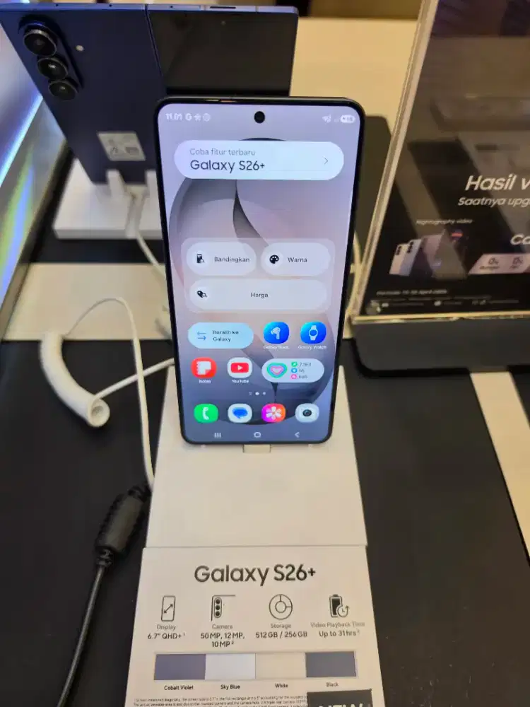 Samsung galaxy S26 plus 256 free buds 3 fe dan adaptor 45wat