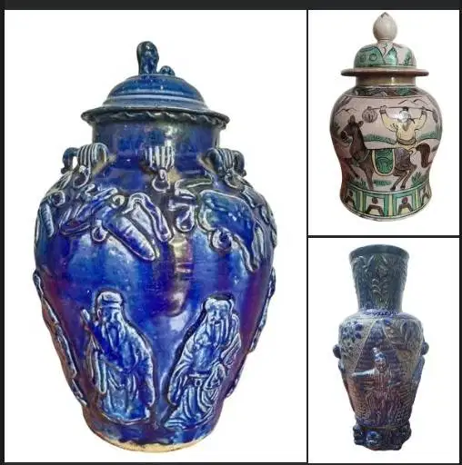 Jual borongan Guci keramik kalimantan