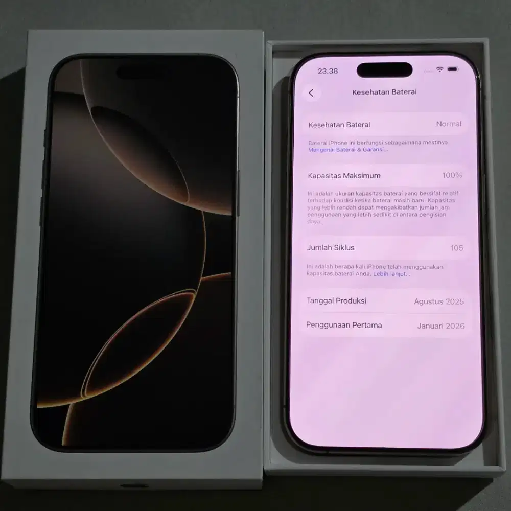 iPhone 16 Pro 128gb iBox BH 100 Preloved likenew