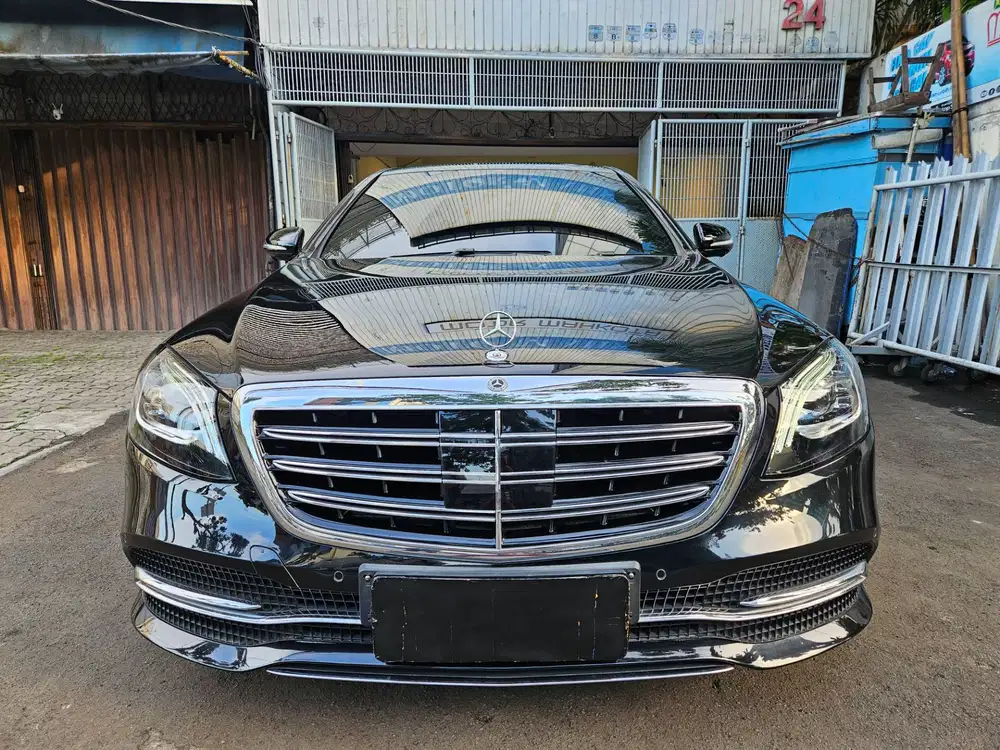 Antik 16 rb km Mercy S450L 2019 nik 2018 hitam S 450 S450 L black w222