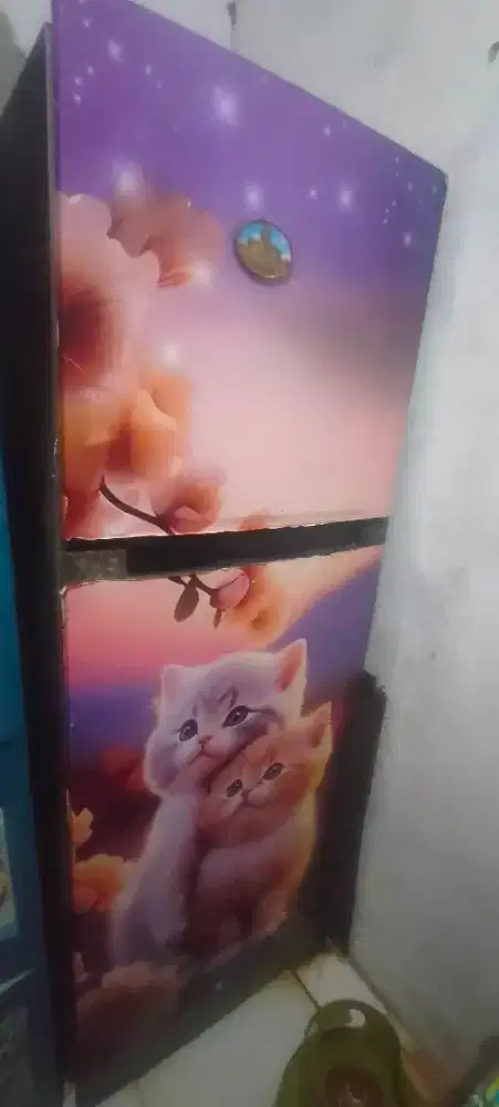 Jual tv led dan kulkas 2 pintu samsung