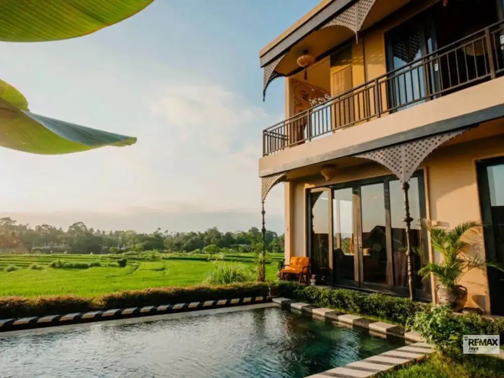 Elegant 4 Bedroom Villa With Rice Field Views In Cemagi For Monthly Rental