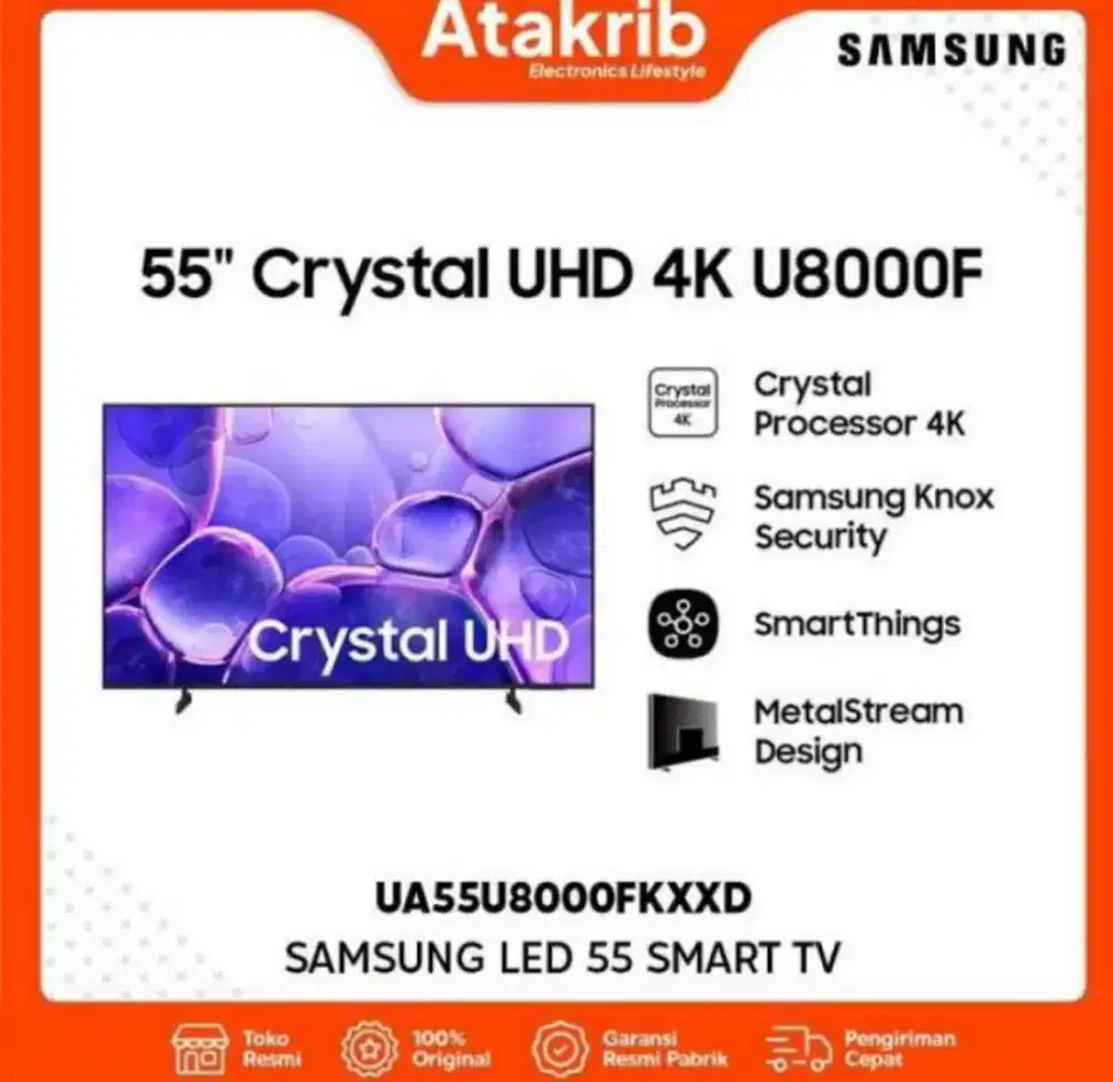 TV Samsung 55U8000 Crystal UHD 4K