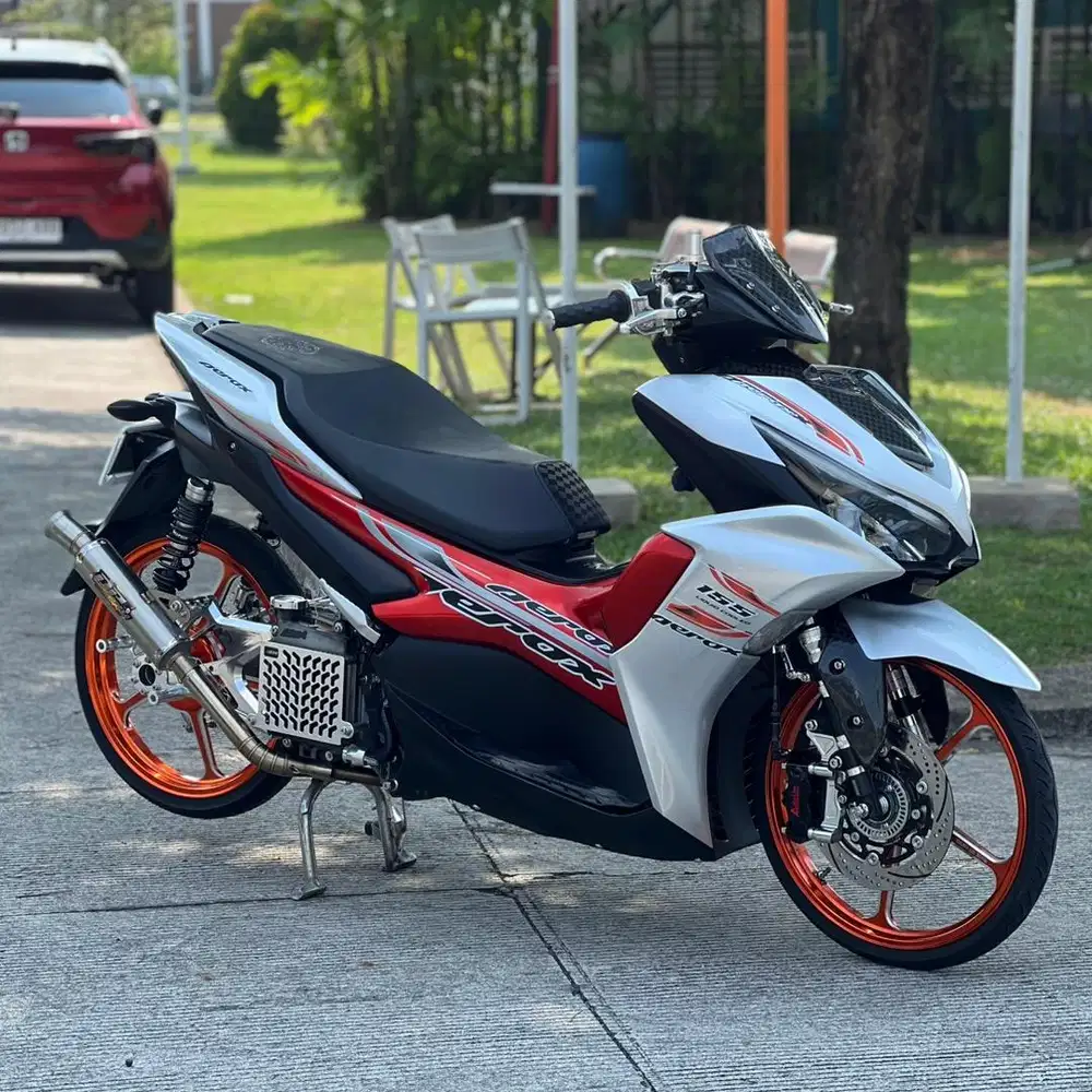 Yamaha Aerox 2021 Non Abs Warna Silver Oren Spek Ganteng Harga Nego