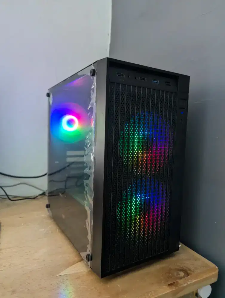 Komputer pc gaming ryzen 5 5600g | a520m | ram 8gb | nvme 256gb