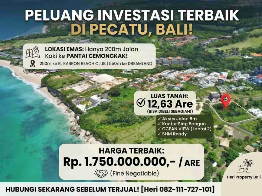 Tanah Hook Jalan Kaki Ke Pantai Di Pecatu Kuta Selatan Badung Bali