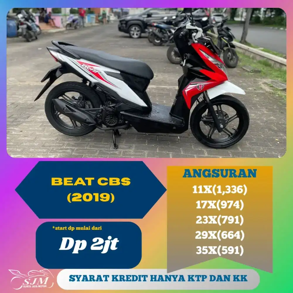 HONDA BEAT CBS 2019 MESIN HALUS