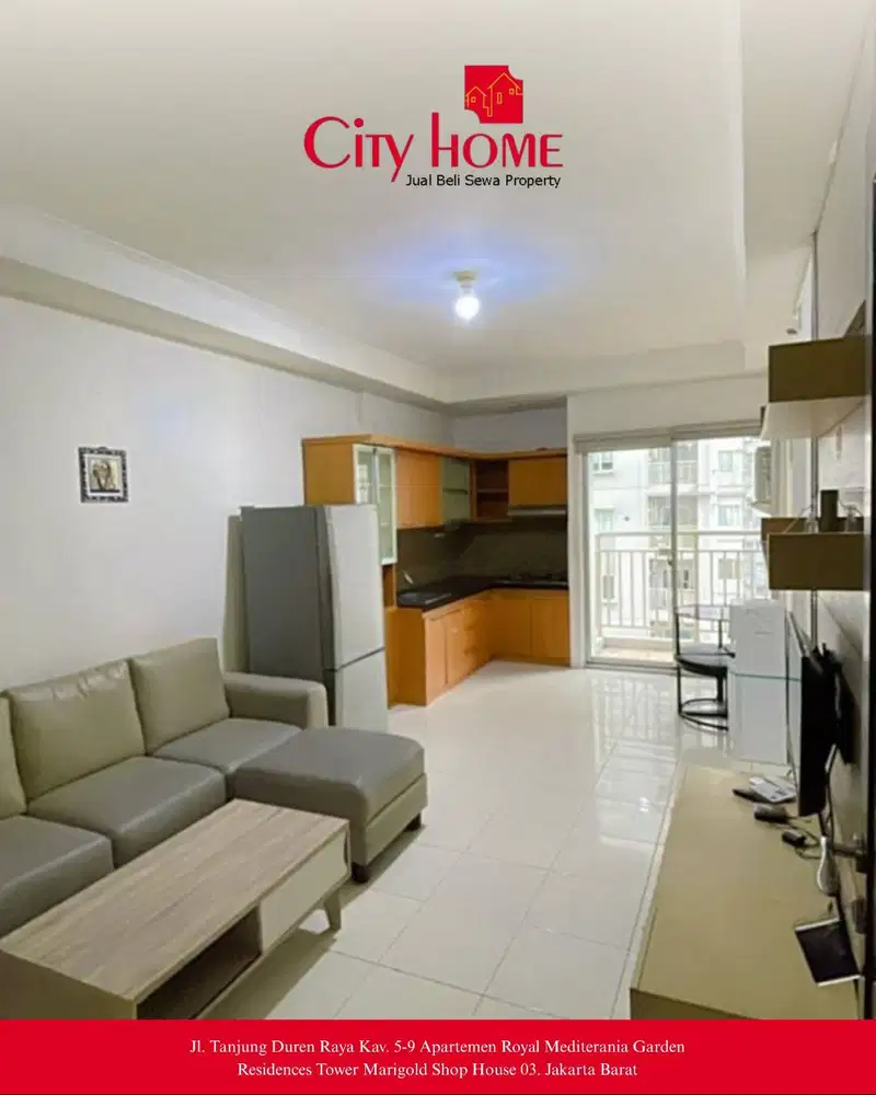 Jual Apartemen 3Br Furnished di Mediterania Garden Residences 2