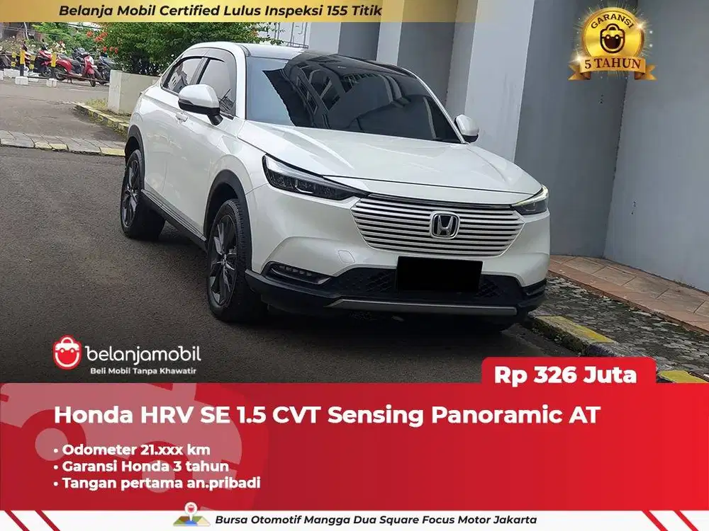[ GARANSI 5TH ] Honda HRV HR-V HR V SE 1.5 Sensing Panoramic 2024 2025