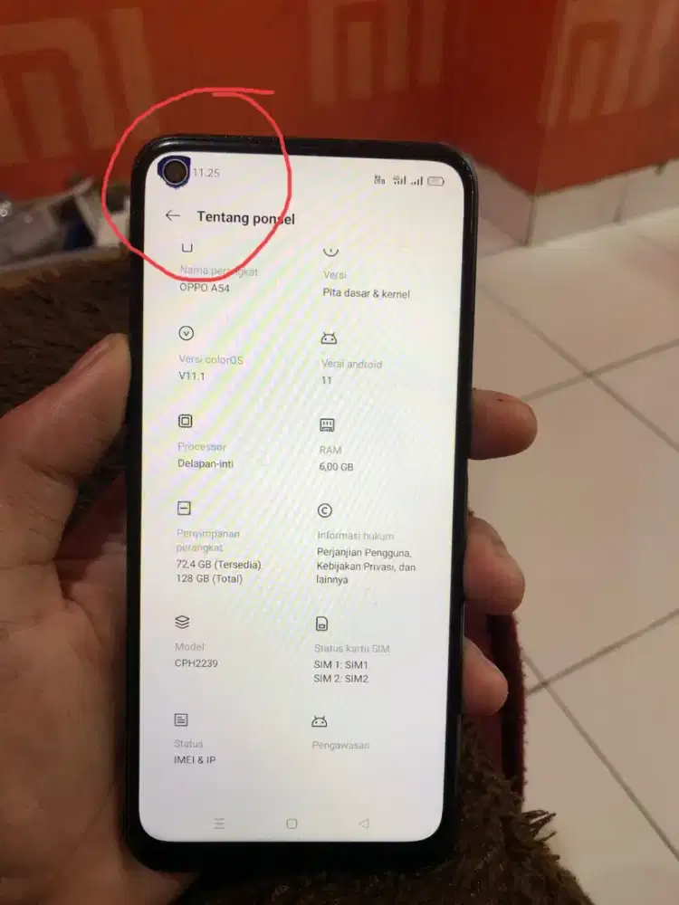 Oppo A54 6/128 resmi