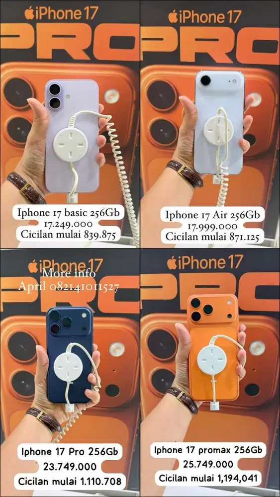 Kredit iphone 17 ktp saja