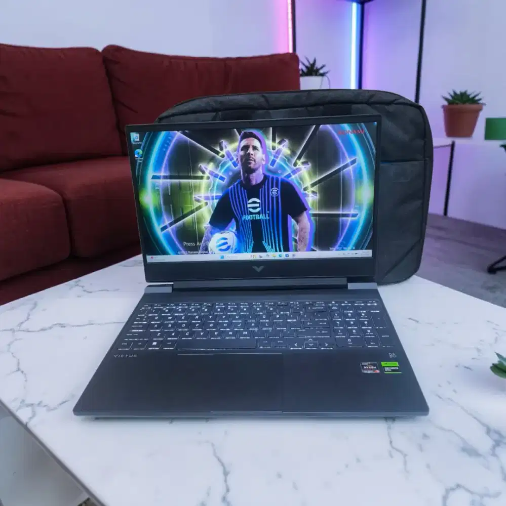 Laptop Gaming HP Victus RYZEN SSD 512Gb RTX 2050 DUAL VGA