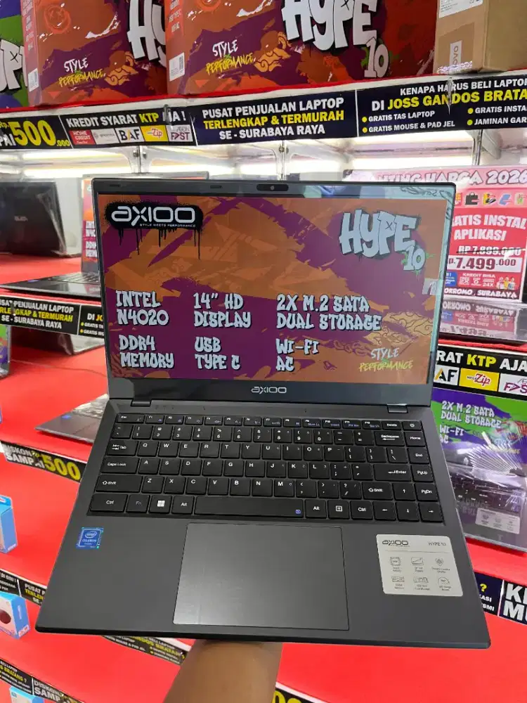 LAPTOP BARU COCOK UNTUK PELAJAR | AXIOO HYPE 10 | BISA KREDIT TANPA DP