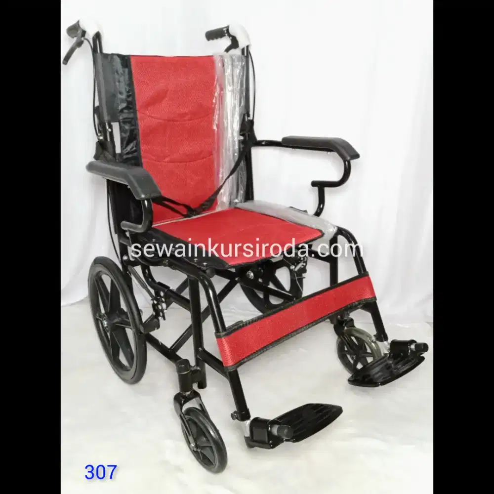 Kursi Roda Travel Mini Sella Merah