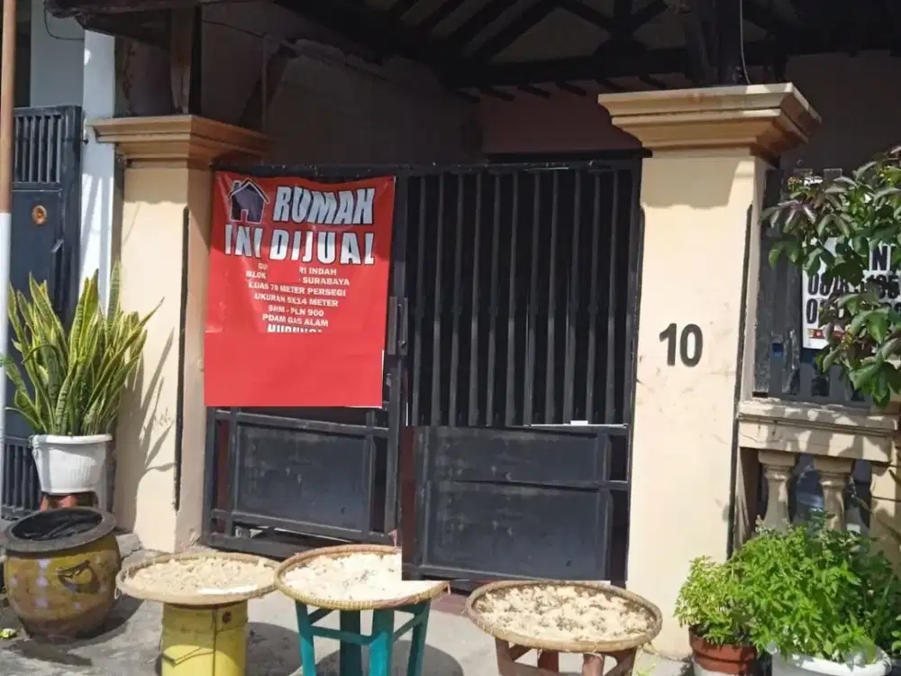 rumah dijual gunungsari indah surabaya