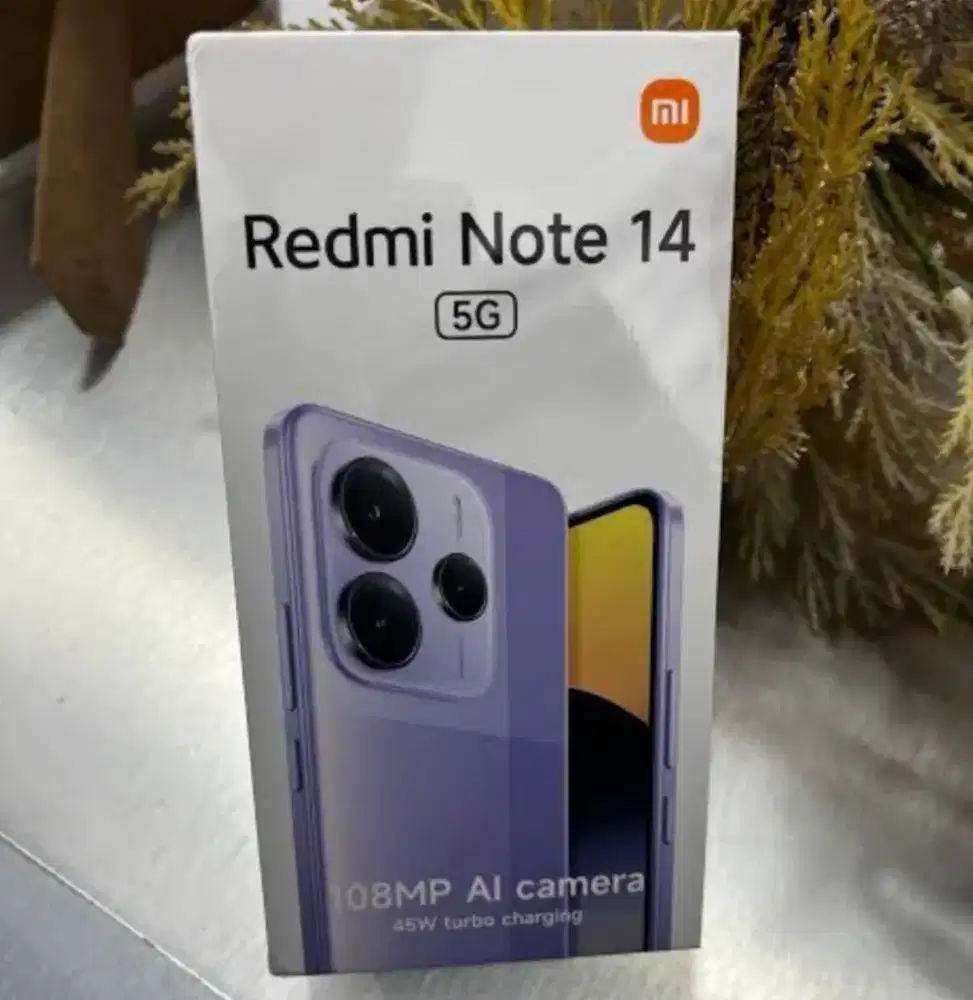 Xiaomi Redmi Note 14 5G 12GB+512GB Purple BNIB Garansi Resmi Indonesia