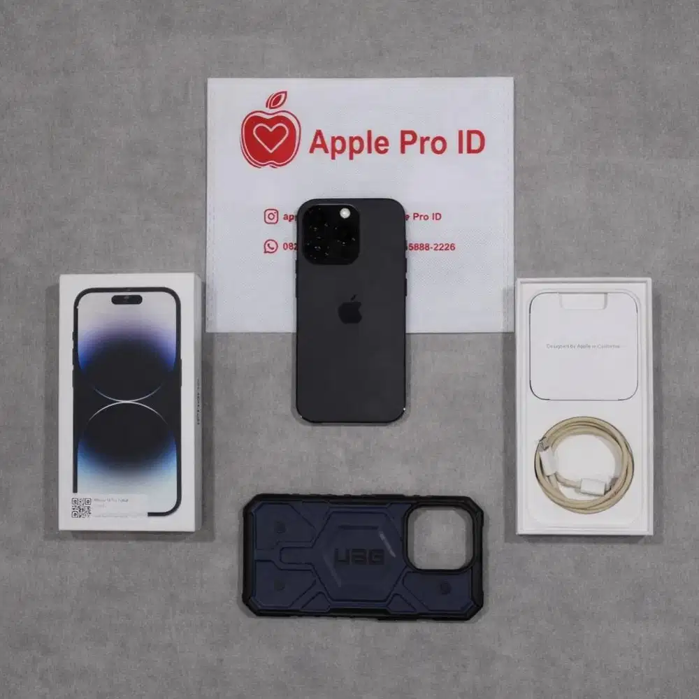 iPhone 14 Pro 128GB Space Black ex iBox Mulus Like New
